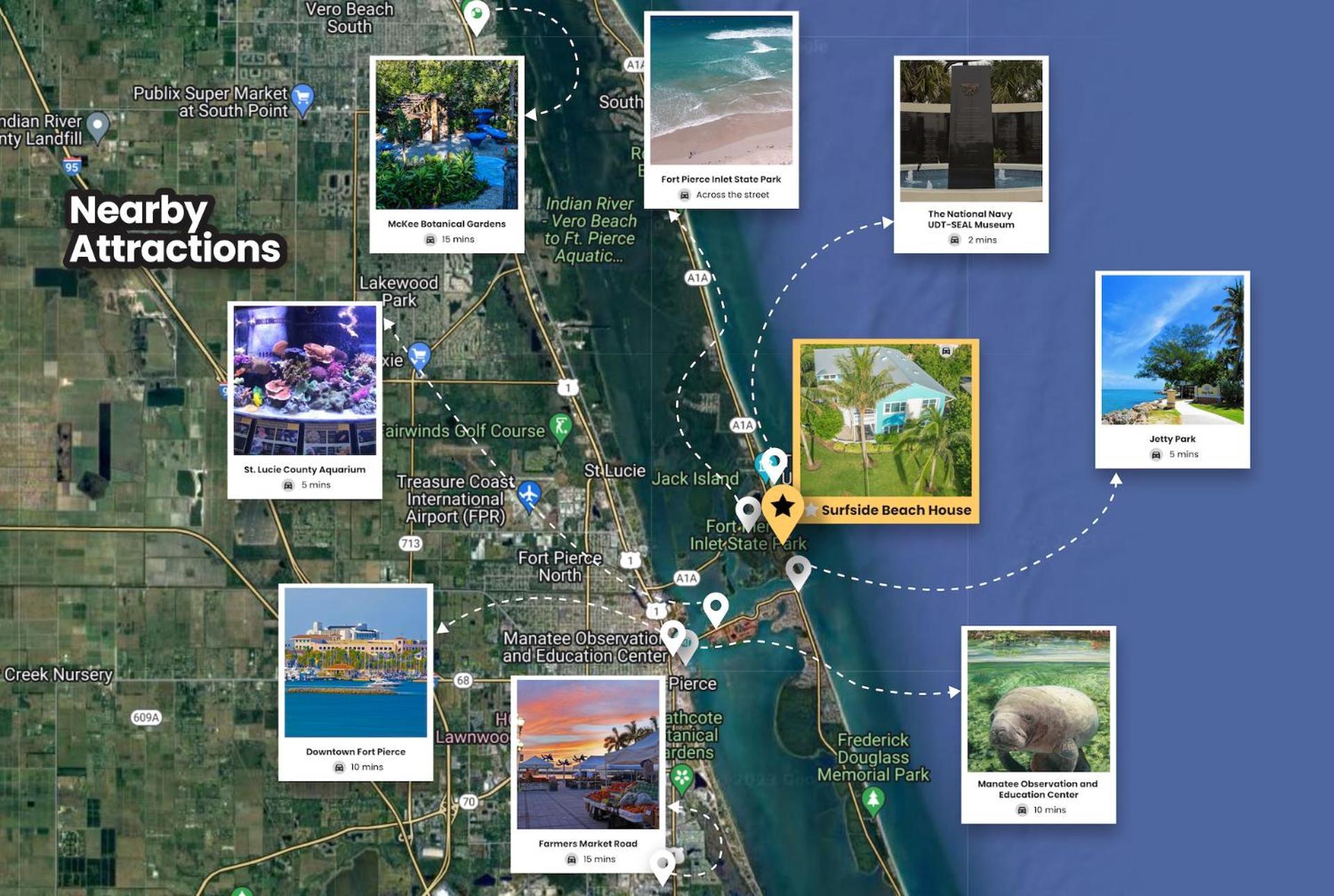 Sandy Shores - 2Br Beach Getaway And Surf Spot Fort Pierce Eksteriør bilde